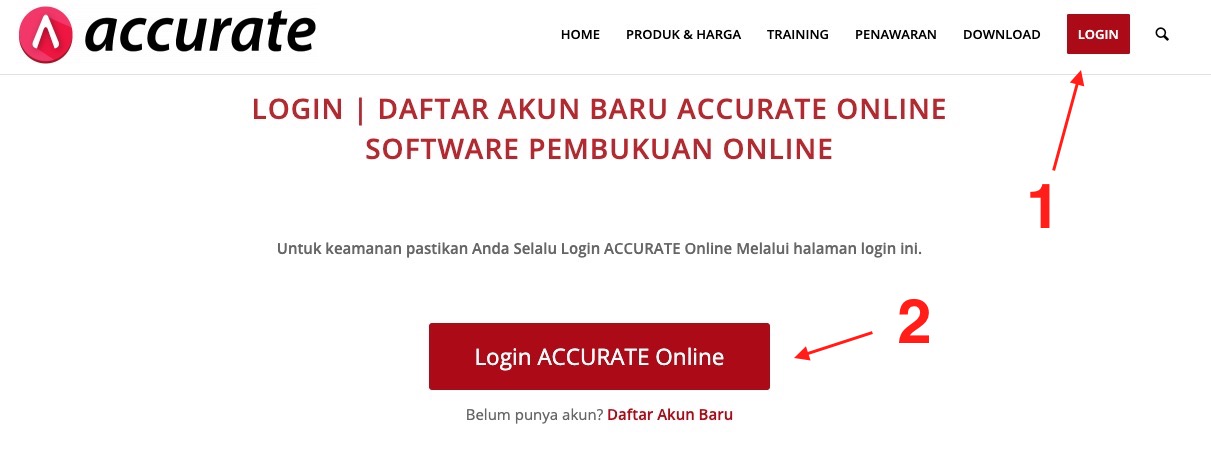 Cara Register Akun Accurate Online 1